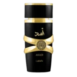 Fragancia Asad de Lattafa para Hombre con notas de ámbar