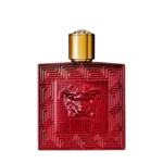 Fragancia Eros Flame de Versace para Hombres con notas de mandarina, geranio y vainilla