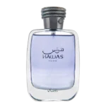 Fragancia Hawas for Him Rasasi para Hombres con notas de manzana, bergamota y ámbar gris