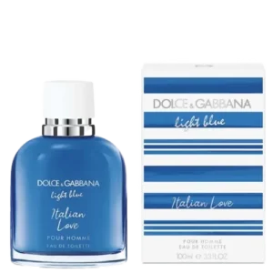  Light Blue pour Homme Italian Love - 100 ml, Eau de Toilette