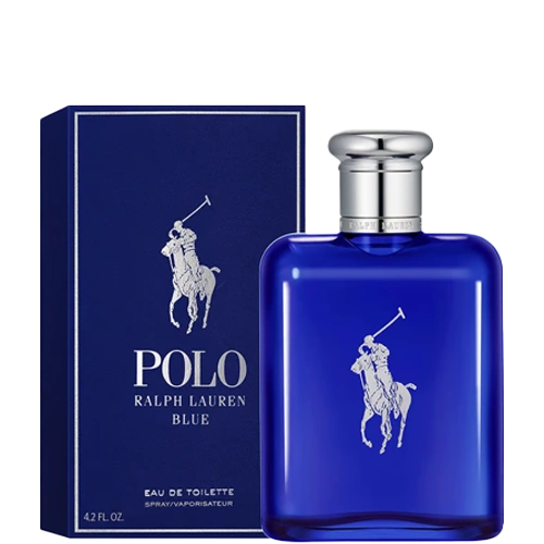 Perfume Polo Blue 125 ml edt de Ralph Lauren para Hombre con notas ozónicas