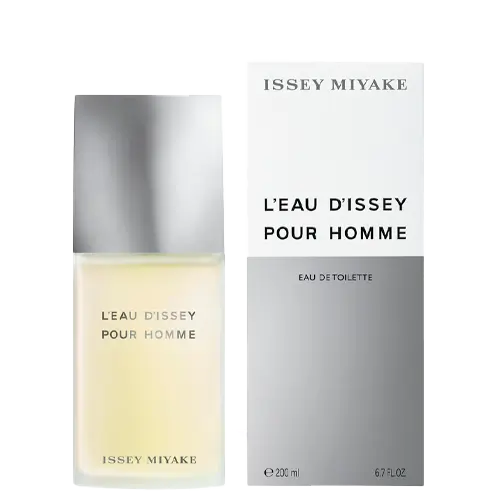 L'Eau d'Issey Pour Homme Issey Miyake para Hombre con notas cítricas, aromáticas y frescas especiadas