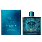 Perfume Eros 200 ml edt de Versace para Hombres con notas avainilladas, aromáticas y verdes