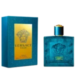 Perfume Eros 100 ml parfum de Versace para Hombres con notas avainilladas, aromáticas y verdes