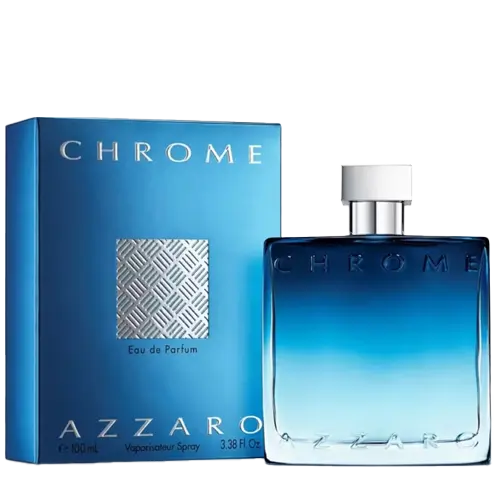 Perfume Azzaro Chrome 100 ML EDP para hombre con notas cítricas, aromáticas y amaderadas
