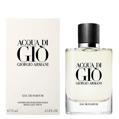 Perfume Acqua di Gio 75 ml edt de Giorgio Armani para Hombre con notas cítricas
