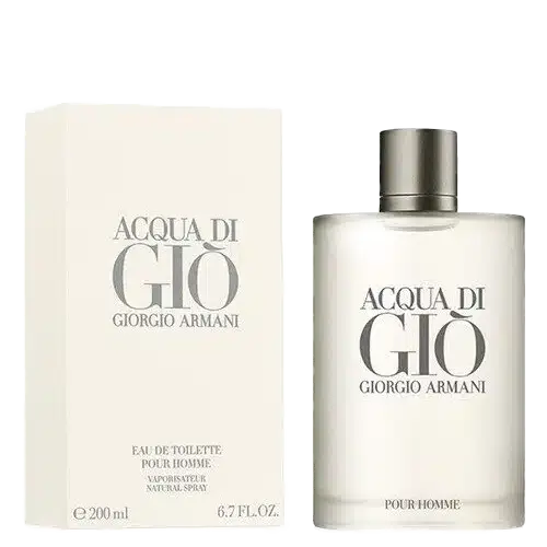 Perfume Acqua di Gio 200 ml edt de Giorgio Armani para Hombre con notas cítricas