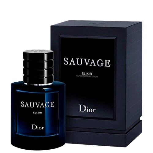 Perfume Sauvage elixir 200 ml de Dior para hombre con notas frescas especiadas, de ámbar y cítricas