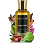 Fragancia Niche Femme Bharara para Mujer con notas de frutas, incienso y sándalo