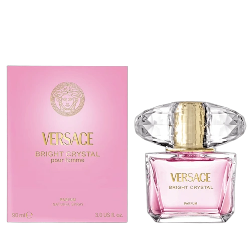 Perfume Bright Crystal de Versace para Mujeres con notas florales, cítricas y frescas