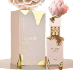 Perfume Eclaire de Lattafa Perfumes para Mujeres con notas de caramelo, miel y vainilla