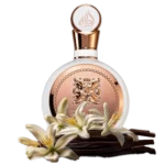 Perfume Fakhar Rose de Lattafa Perfumes para Mujeres con notas de frutas, nardos y vainilla