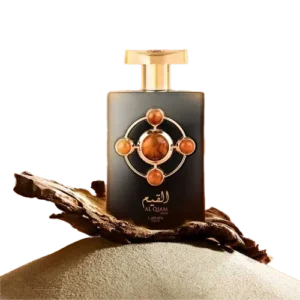 Perfume Pride Al Qiam Gold de Lattafa unisex con notas de frambuesa, cuero y ámbar