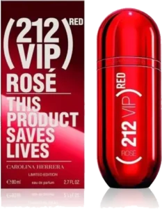 212 Vip Rose Red X Dama - 80 ml - Eau de Parfum